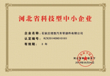 Hebei Province's technology-based small an